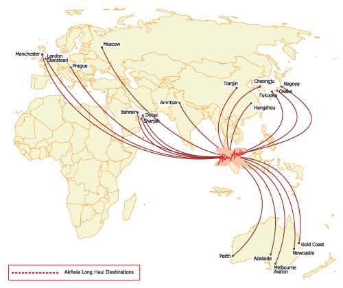 Hãng hàng không giá rẻ Air Asia X