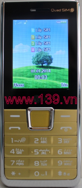 Điện thoại 4 sim 4 sóng LG A395