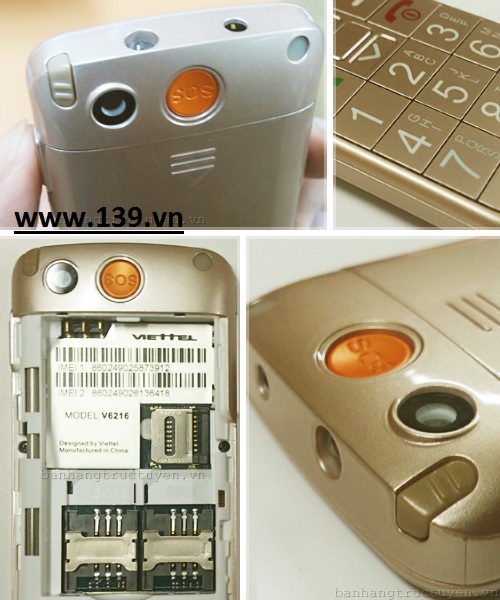 Điện thoại người già V6216