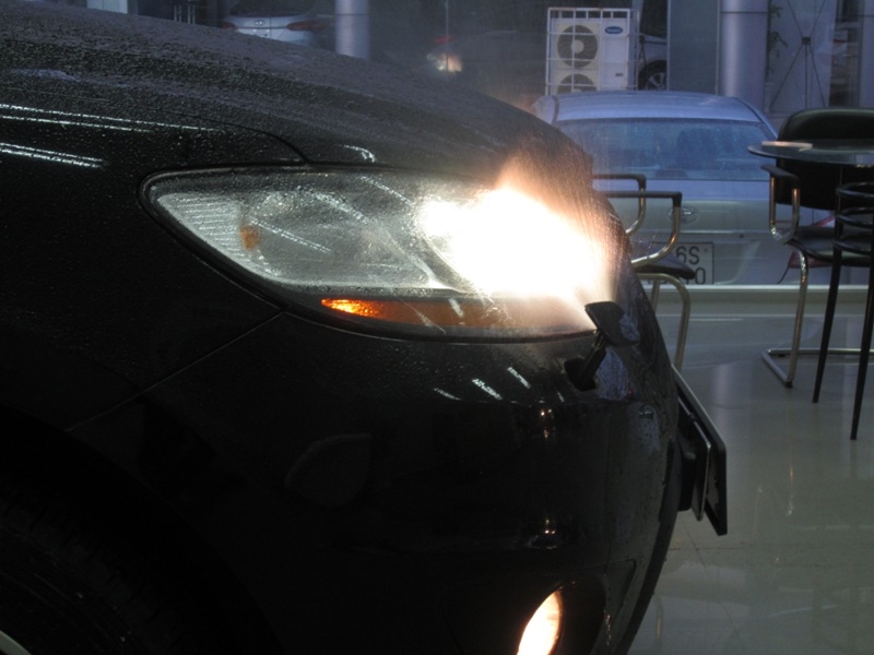 Hyundai Santafe SLX 2009 - Chức năng rửa đèn pha