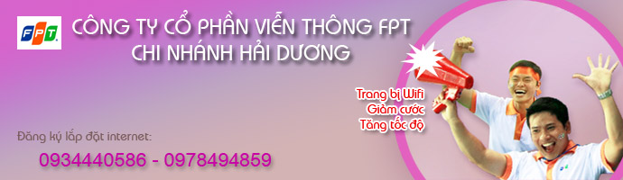 Internet FPT Hải Dương Internet FPT Hải Dương