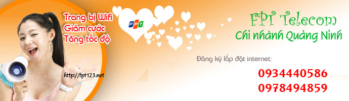 Đăng ký lắp đặt internet FPT Quảng Ninh