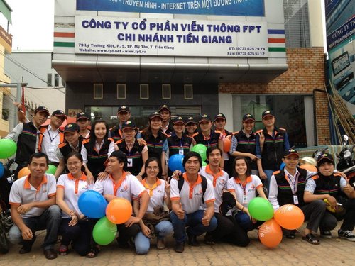 Cổng công ty FPT Tiền Giang