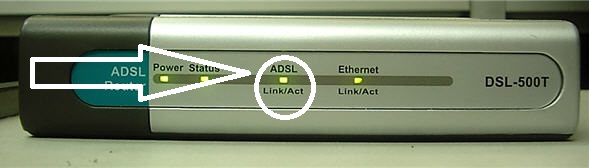 Khắc phục lỗi modem không sáng đèn ADSL