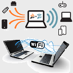 Dùng laptop phát wifi cho bạn bè dùng chung Dùng laptop phát wifi cho bạn bè dùng chung