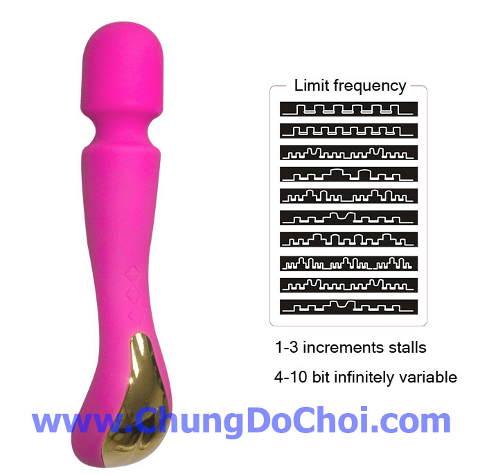 Máy có 10 chế độ rung động khác nhau Máy có 10 chế độ rung động khác nhau