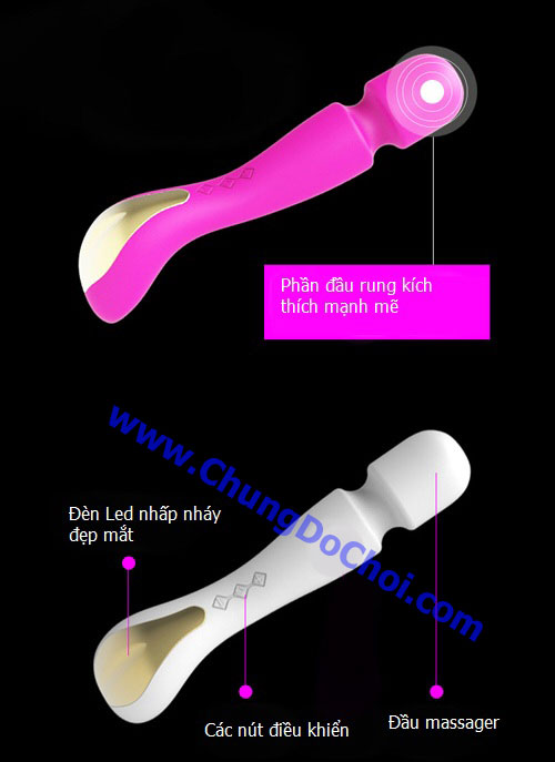 Các thành phần chi tiết của máy massager Các thành phần chi tiết của máy massager