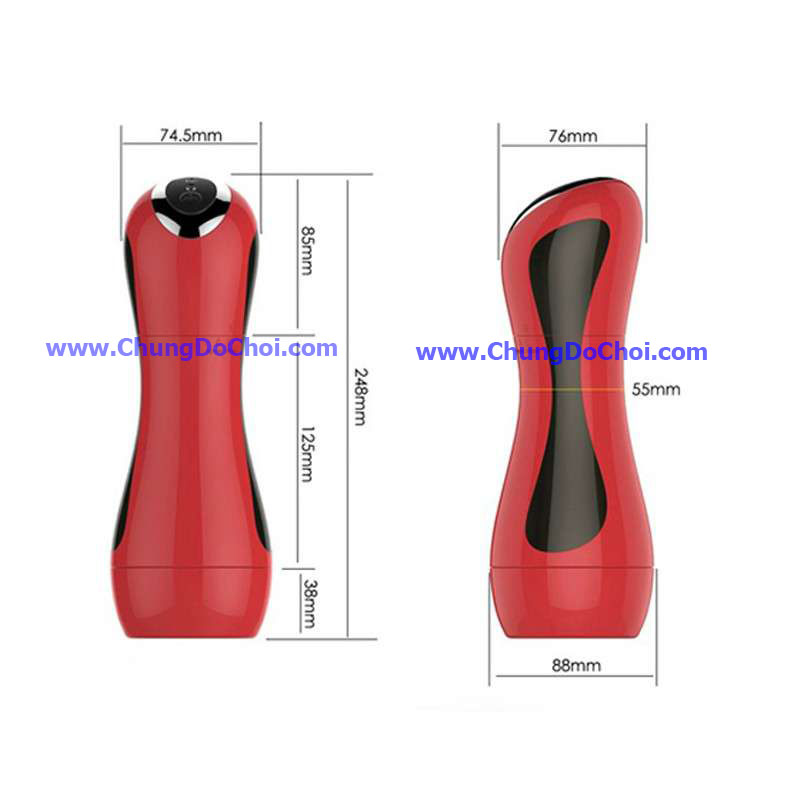 Chi tiết kích thước âm đạo giả Key 4D Sports Cup Chi tiết kích thước âm đạo giả Key 4D Sports Cup