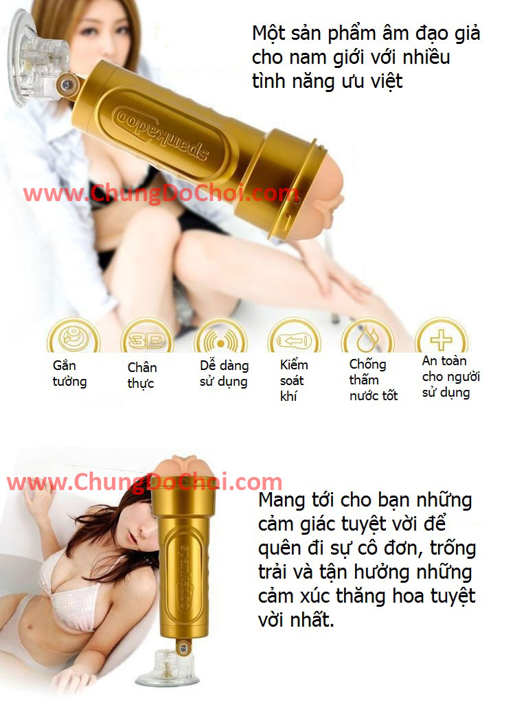 Âm đạo giả Spider Golden Cup sở hữu nhiều tình năng ưu việt Âm đạo giả Spider Golden Cup sở hữu nhiều tình năng ưu việt
