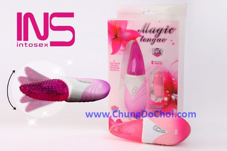 Sextoy lưỡi liếm Magic Tongue bên cạnh hộp vỏ bao bì Sextoy lưỡi liếm Magic Tongue bên cạnh hộp vỏ bao bì