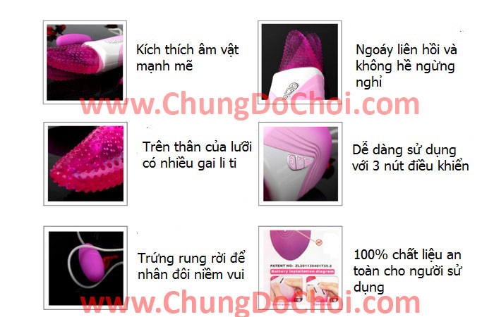 Lưỡi liếm ma thuật và trứng rung kích thích mọi vùng nhạy cảm Lưỡi liếm ma thuật và trứng rung kích thích mọi vùng nhạy cảm