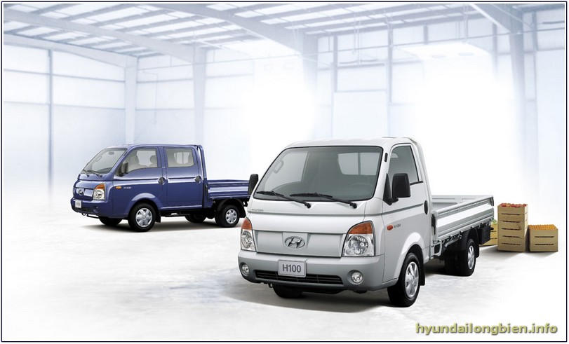 Hyundai H100 - Loại Cabin đơn và Cabin kép