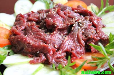Thịt hươu nướng vĩ thơm ngon bổ dưỡng Thịt hươu nướng vĩ thơm ngon bổ dưỡng