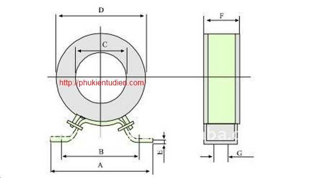 Biến dòng tròn RCT-35, RCT-60, RCT-90, RCT-110 Biến dòng tròn RCT-35, RCT-60, RCT-90, RCT-110