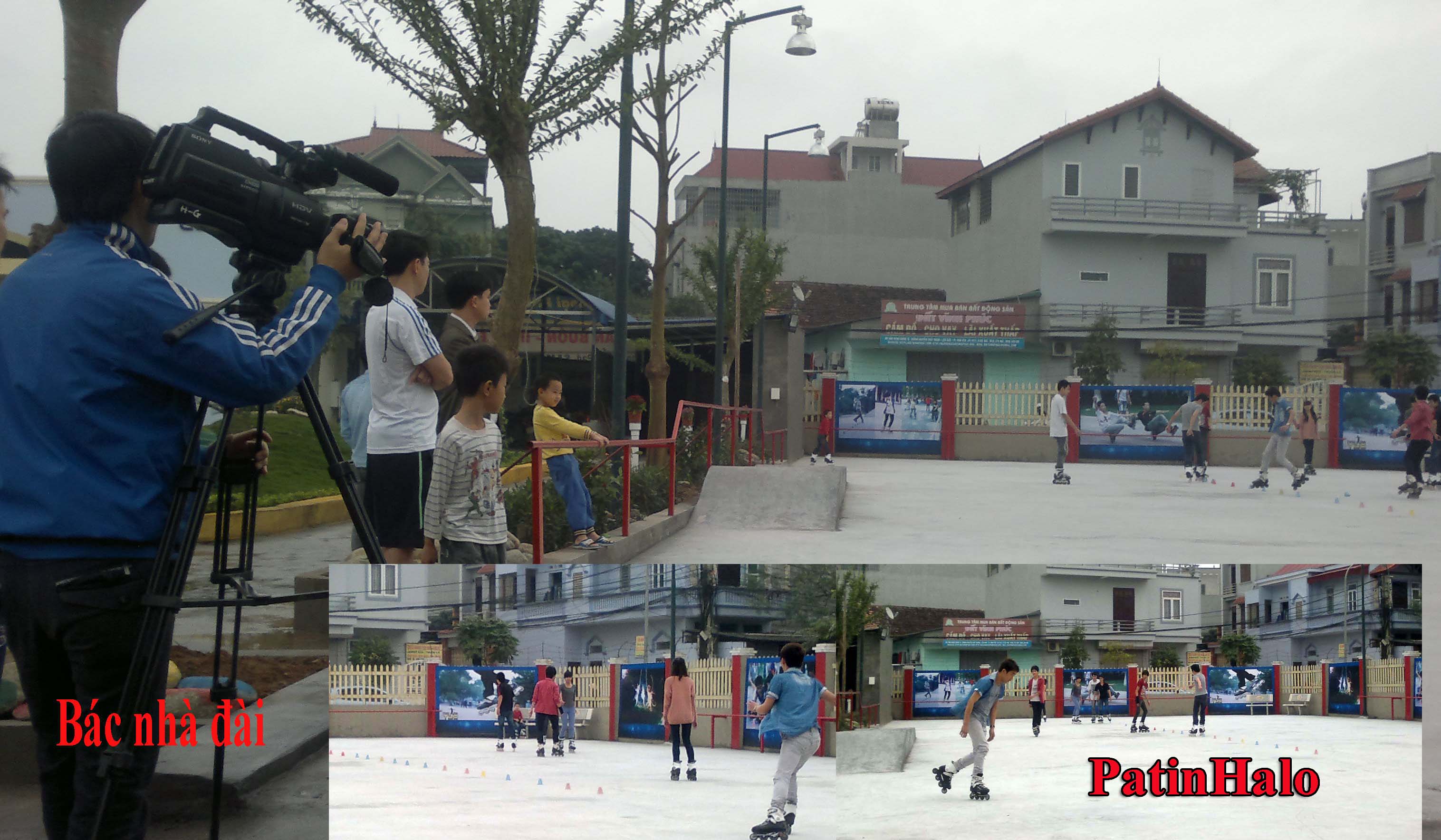 khai trương sân trượt paitn khai truong san tap patin