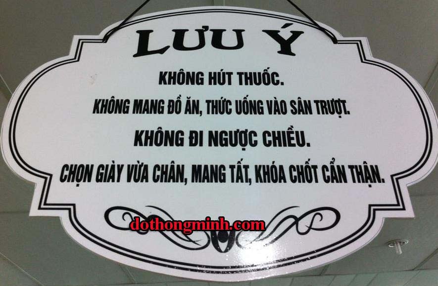 Khẩu hiệu của sân tập patin