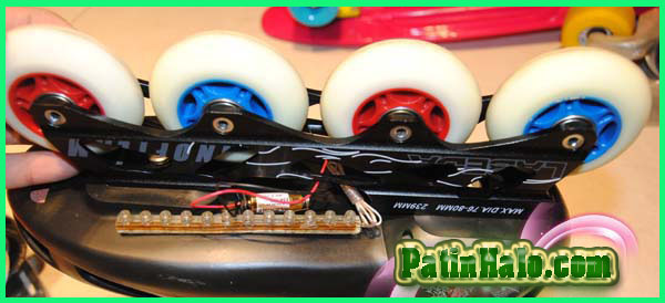 đèn dây leb gắn giầy patin đèn dây gắn giầy trượt patin
