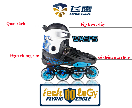 giay truot patin wasps giay truot patin wasps