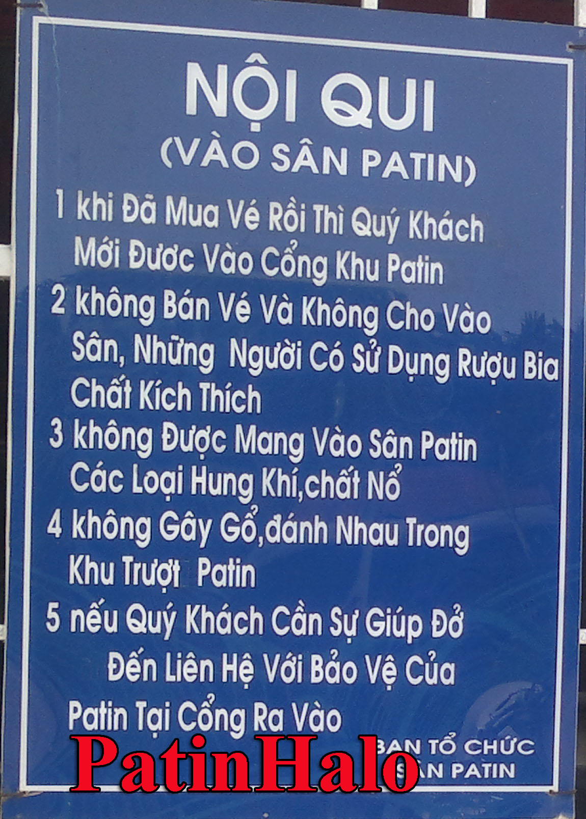 noi quy san truot patin noi quy san trượt patin