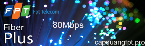 Fiber Plus - 80Mbps gói cước cáp quang fpt cho công ty fiber plus