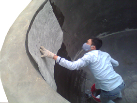 bọc phủ composite FRP | Bọc phủ phủ composite FRP cho bồn bể bê tông