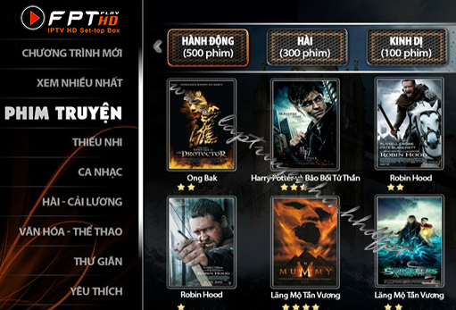 Kho phim truyện của Truyền hình FPT Kho phim truyện của Truyền hình FPT
