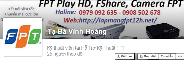 Hỗ trợ trên Facebook Hỗ trợ trên Facebook