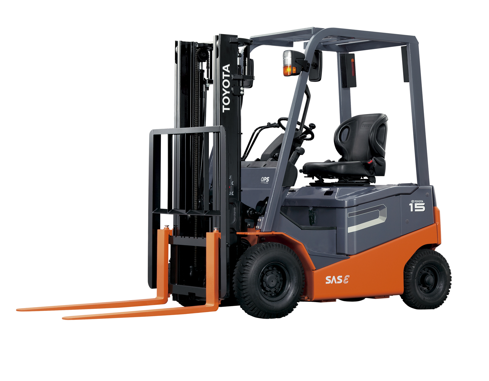 Xe nâng động cơ điện Toyota Xe nâng động cơ điện Toyota không gây ô nhiễm môi trường