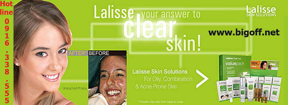 lalisse skin solutions - Bộ mỹ phẩm trị mụn lalisse hiệu quả