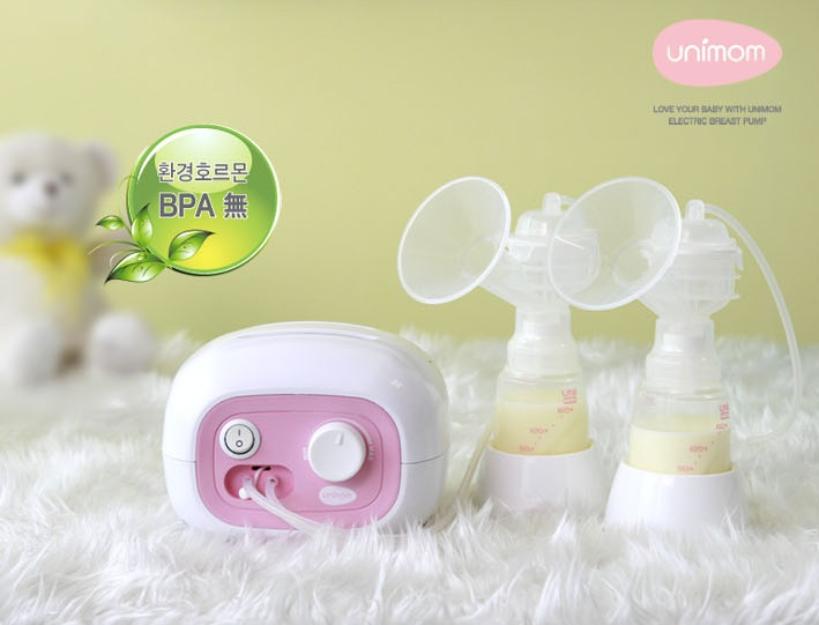 Máy hút sữa đôi Unimom Hàn quốc May hut sua doi unimom han quoc