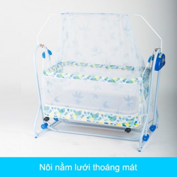 Nôi mềm 2 tầng tự động 3 Noi mem 2 tang Long Hung