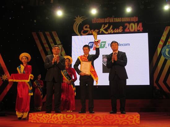 FPT Telecom đạt Danh Hiệu Sao Khuê 2014 FPT Telecom đạt Danh Hiệu Sao Khuê 2014