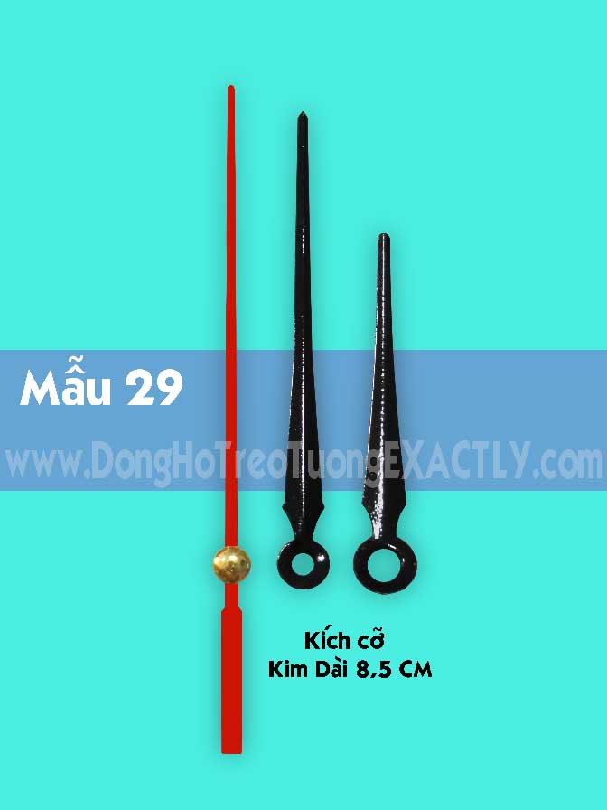 Kim đồng hồ treo tường (mẫu 29) kim đồng hồ treo tường - kim dong ho treo tuong