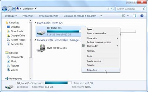 5 cách tăng dung lượng trống của ổ cứng Windows