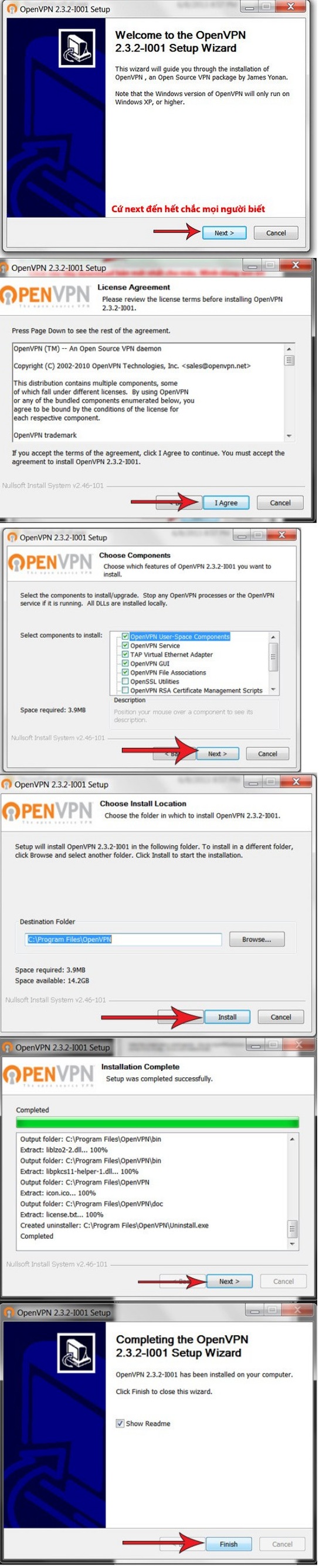 cài đặt openVPN để vào facebook