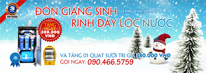 Khuyến mại máy lọc nước Ohido tháng 12/2012  