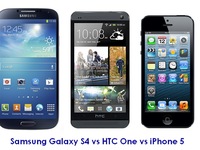 iPhone 5, Galaxy S4 và HTC One: "Mèo nào cắn mỉu nào"
