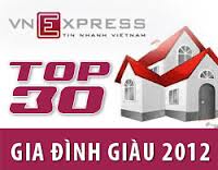 30 gia đình giàu nhất sàn chứng khoán 2012