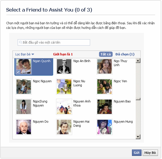 Khôi phục lại mật khẩu Facebook khi bị mất Khôi phục lại mật khẩu Facebook khi bị mất