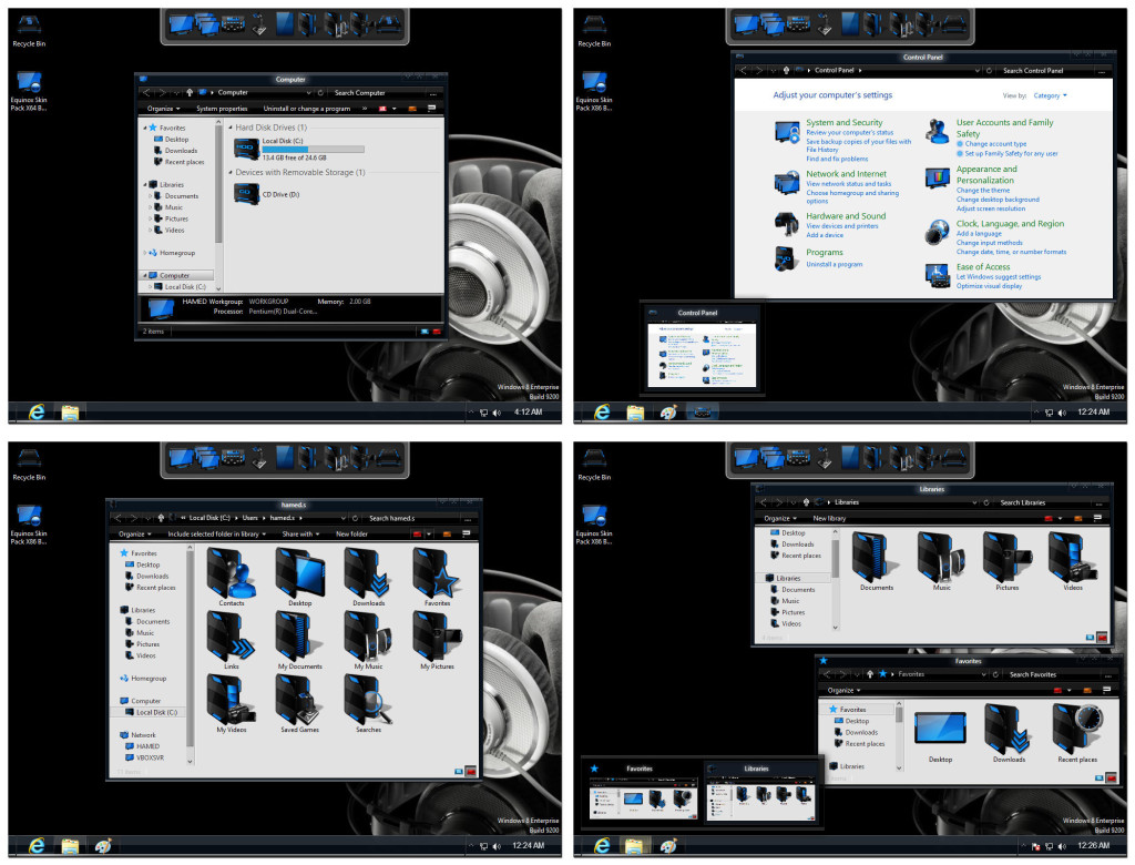 Theme Equinox Skin Pack dành cho win 8 cực đẹp Theme Equinox Skin Pack dành cho win 8 cực đẹp
