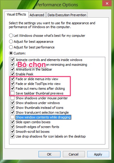 Cách tối ưu và tăng tốc Windows 8.1 hiệu quả Cách tối ưu và tăng tốc Windows 8.1 hiệu quả