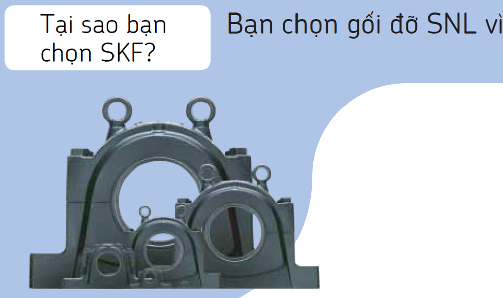 Bạn Chọn Gối Đỡ SNL - SE - SKF vì Bạn Chọn Gối Đỡ SNL - SE - SKF vì