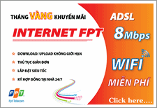 FPT Sai Gon – Tong dai dang ky Internet FPT o Sai Gon, khuyen mai FPT Sai Gon, Lap mang Internet o Sai Gon 