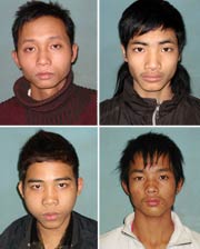 Nhóm 9X đánh giày đi cướp xe ôm Nhóm 9X đánh giày đi cướp xe ôm