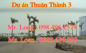Dự án Thuận Thành,LK2-17(86,120m),SL4-6(180m2),giá rẻ