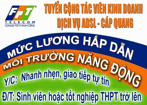 Làm việc tại FPT Teleom thu nhập là không giới hạn nếu bạn có năng lực: Làm việc tại FPT Teleom thu nhập là không giới hạn nếu bạn có năng lực: