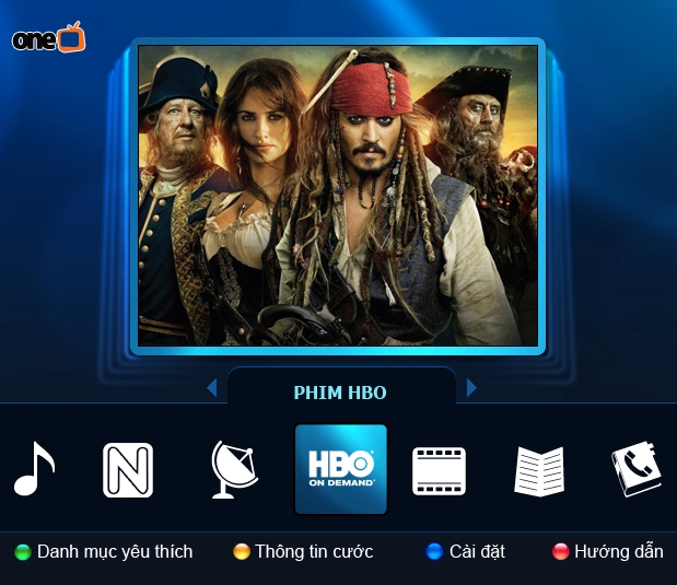 OneTV ra mắt dịch vụ Phim HBO OneTV ra mắt dịch vụ Phim HBO