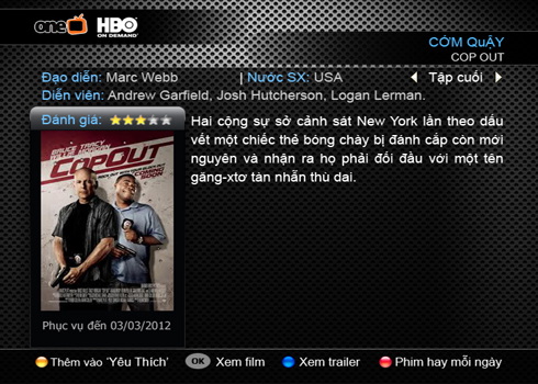 Xem phim HBO theo yêu cầu trên OneTV 