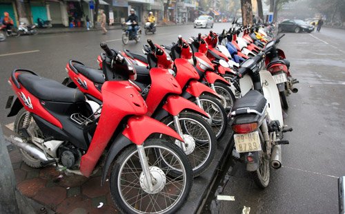 Hình ảnh Hà Nội 'trảm' điểm trông xe Hình ảnh Hà Nội 'trảm' điểm trông xe
