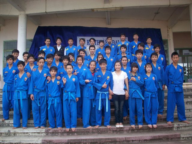 VOVINAM HUYỆN MỘ ĐỨC - TỈNH QUẢNG NGÃI  THI SƠ ĐẲNG – KHÓA I NĂM 2012  - Passage de grade au Mộ Đức - Quảng Ngãi province